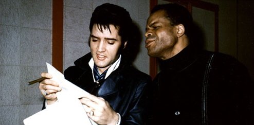 When Elvis passed away, James Brown was so distraught he arranged his own private viewing of him and mourned over his casket.