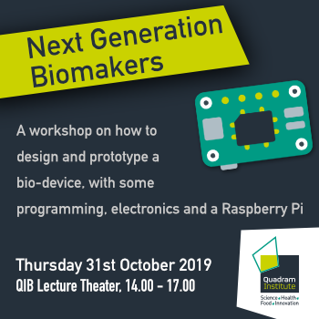 telatin's tweet image. The #IoHeat team organizes a workshop on how to turn your biodevice idea into a prototype, with a #RaspberryPi, some #programming and some electronic components. Register from the intranet if you are in the #Norwich Research Park campus!