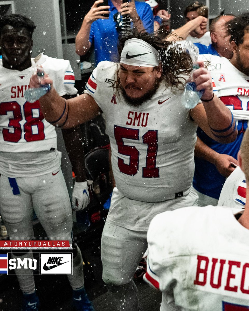 SMUFB's tweet image. Waking up 5-0 for the first time since ‘83. #PonyUpDallas 🔴🔵 #USFbeat
