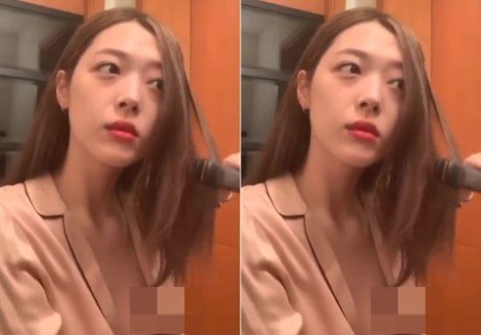 Netizen Buzz On Twitter Sulli Suffers A Wardrobe Malfunction