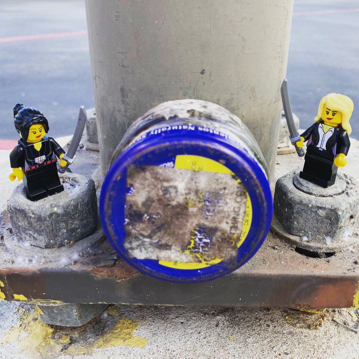 ForensiCacher's tweet photo. Sunday’s are for the girls 👯‍♀️ 
@geocaching #geocache #lightpost #classiccache #LEGO #DFIR #forensics #cache #caching https://t.co/mkjGZvpDFa