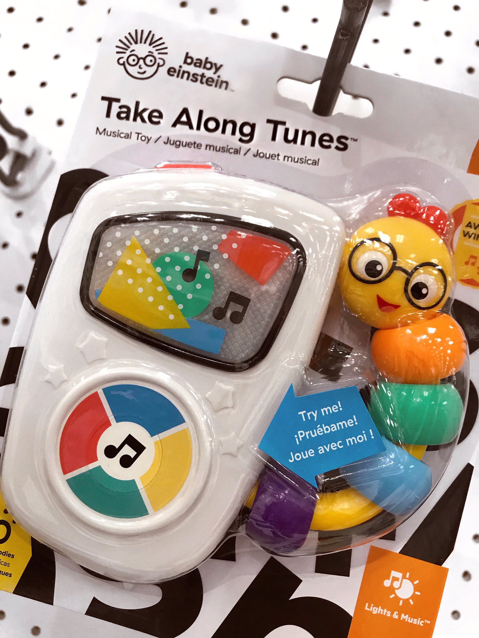 Yolanda Renee Ryann Loves This Baby Einstein Take Along Tunes Available At Target Initially We Focused On Simple Black White Toys Now It S Time To Add Some Color Lights