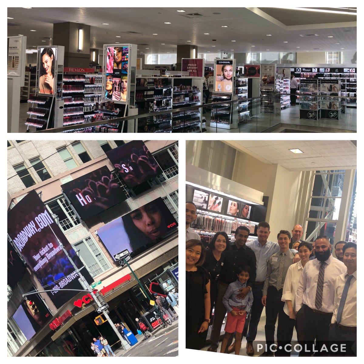 Our newest store in Times Square open for business today ! #NYC Flagship! Congrats to the amazing field team that made it happen ! ⁦<a href="/dwoodCVS/">Don Wood</a>⁩ ⁦<a href="/mbastarache_CVS/">Mark Bastarache</a>⁩ ⁦<a href="/Tarick_D4/">Tarick Ali</a>⁩ ! All the great  SMs from NYC were represented as well ! ⁦@MalyBernstein⁩