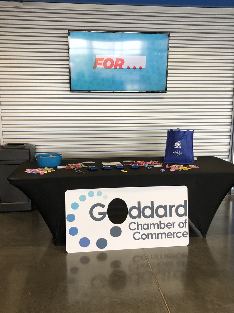 Happy to be <a href="/pathwaychurch/">Pathway Church</a> this morning representing the Chamber and community! We ❤️ our members! #growgoddard #goddardchamber