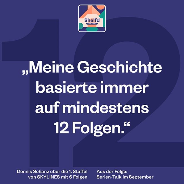 Empfehlung's tweet photo. #Skylines-Showrunner #DennisSchanz verriet uns im Interview, dass seine Serie von Anfang an auf 12 Folgen ausgelegt war. Zu sehen sind die ersten 6️⃣ Folgen in Staffel 1 ab jetzt auf Netflix. #TimeWellSpend
🎧 Alle Details gibt es in der neuen Folge vom #ShelfdPodcast https://t.co/Hqa8gByYGC