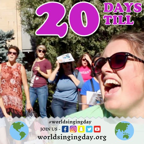 Click ‘Going’ and sing along with the world on October 19, 2019.
facebook.com/events/2075992… 
WorldSingingDay.org