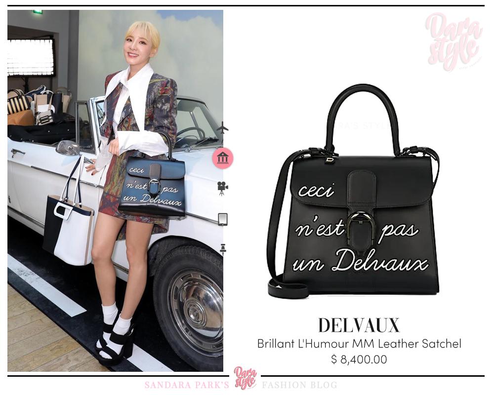 Dara Style on X: [Event] 190928 - #DARA at the Delvaux S/S 2020  Presentation for Paris Fashion Week, holding: #DELVAUX Brillant L'Humour MM  Leather Satchel  / X