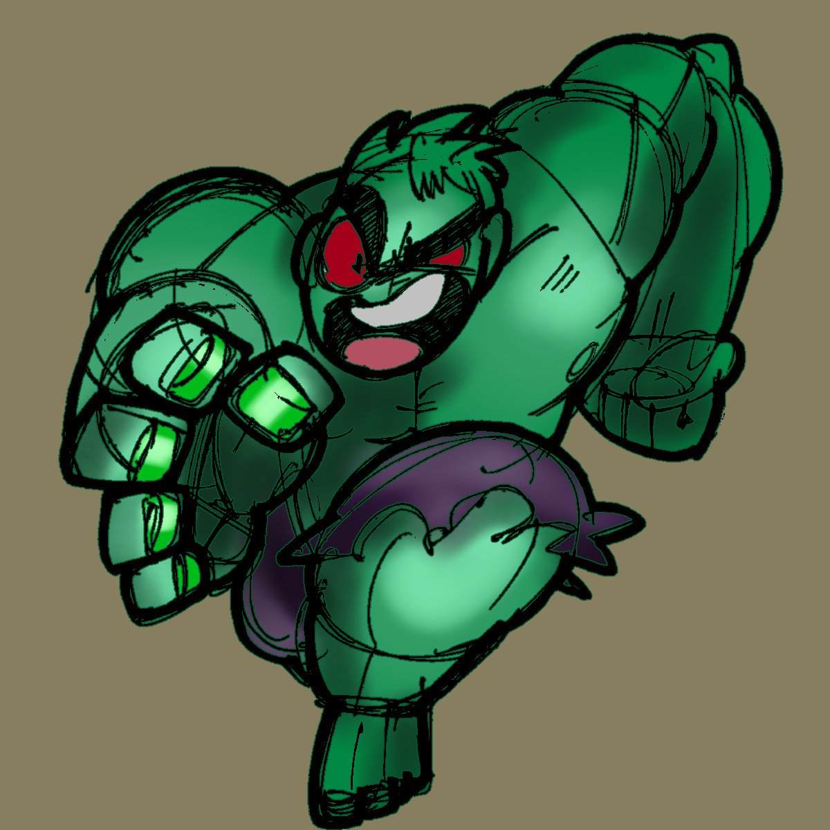 ট ইট র 7539 イラスト好きな人と繋がりたい Marvel ハルク アベンジャーズ Hulk