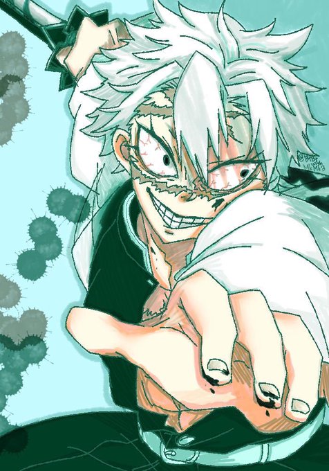 くきのさんがTwitterに投稿した不死川実弥(鬼滅の刃)のイラスト。