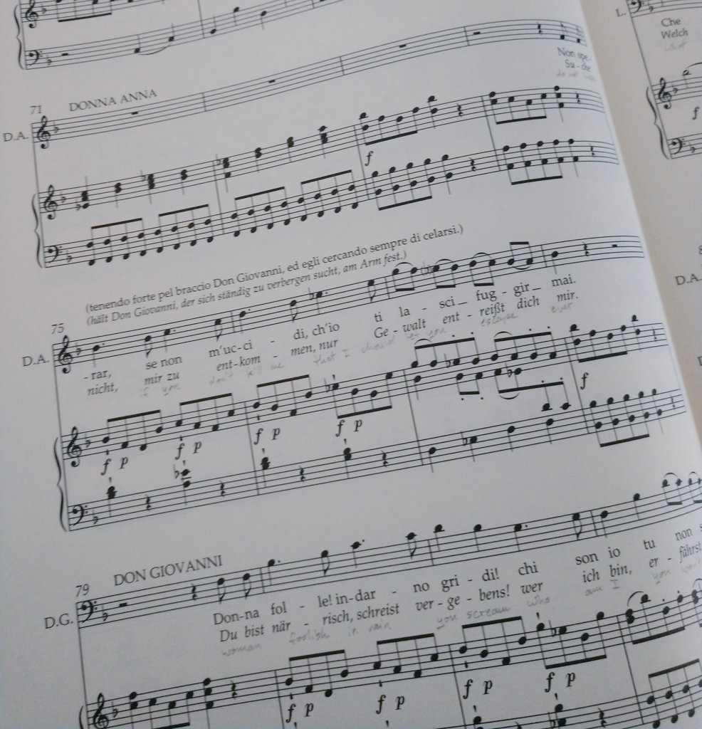 CRsoprano's tweet image. Today I'm starting to dig into Donna Anna! What's on your music stand?
#practicetweets #roleprep