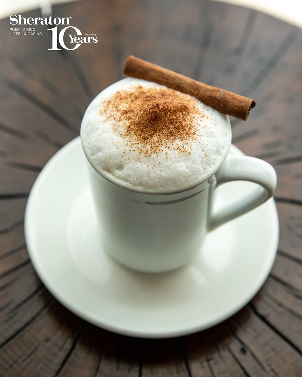 Celebrating #NationalCoffeeDay with this delicious cup of coffee at The Café. #SheratonPR #Coffee #PuertoRico ☕️