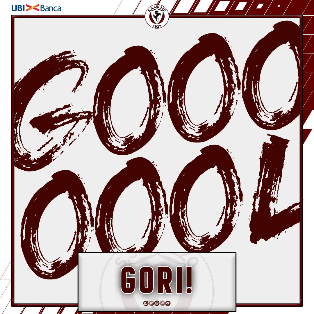 ArezzoCalcio's tweet photo. 26' GOOOOOOOOOLLLLL!!!!! LA SBLOCCA GORII!!!! ALOOOOOO #ArePpa 1-0 ⚽️ https://t.co/cLMTBr4iNY