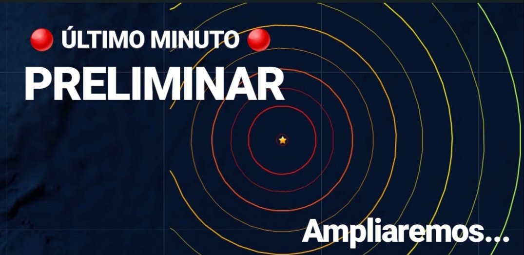 EarthQuakesTime's tweet photo. 🔴 #Preliminar: Fuerte sismo hace minutos en centro sur de #Chile 🇨🇱 6.8 Mw(Preliminar)... Ampliaremos. https://t.co/KvneIqaFvk