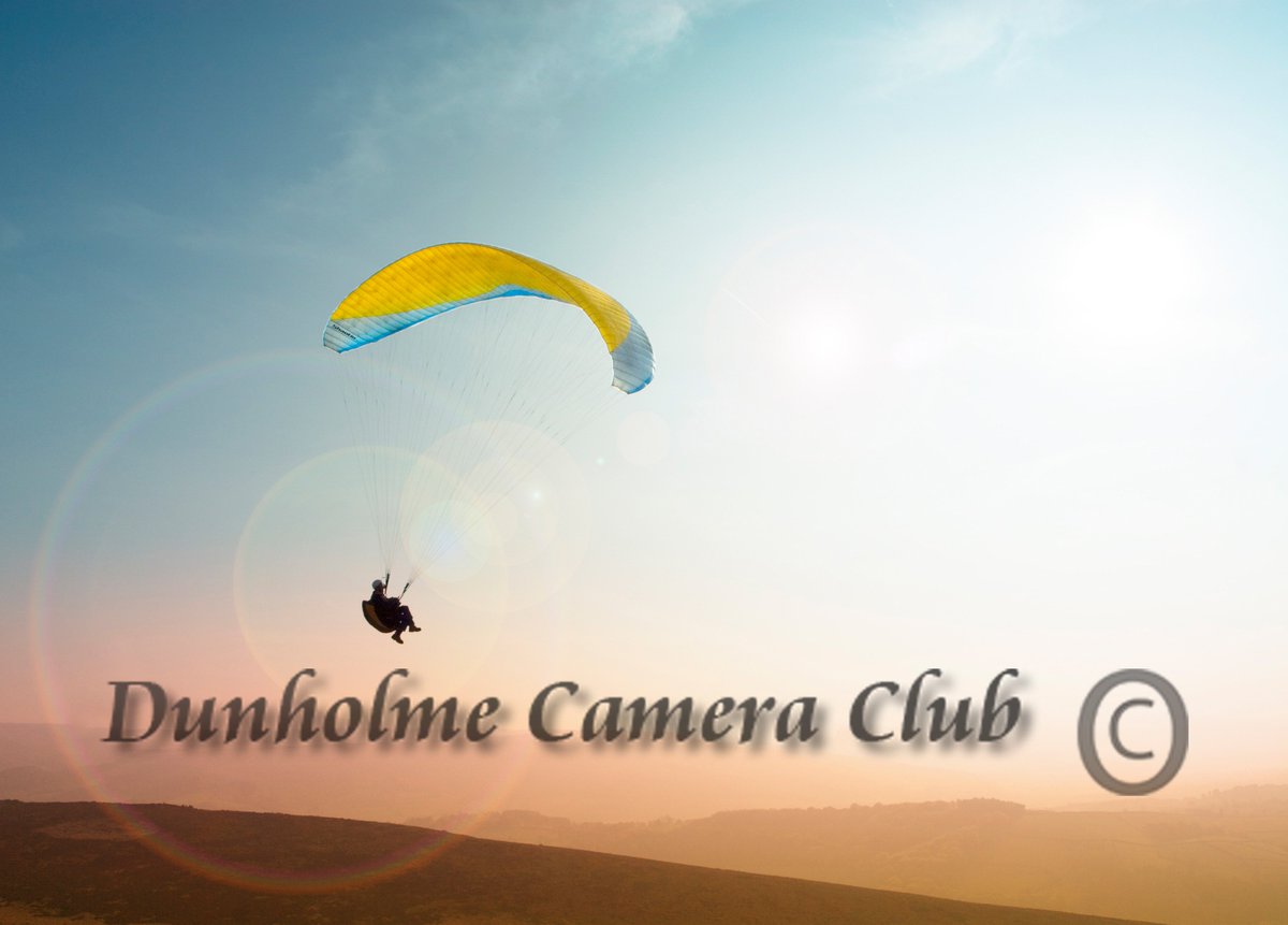 1st place in the 6th round of our photographer of the year competition goes to Dave Lavash with this photo titled 'Peak District Hang Glider' #dunholme #camera #club #photography #partofthebiggerpicture
