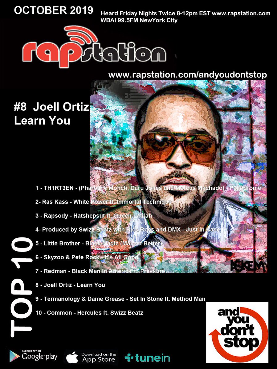 MrChuckD's tweet photo. @_AndYouDontStop @Rapstation365 TOP 10 right Now @A5KEM #superchART @JoellOrtiz Learn You #8 climbing up GET APP https://t.co/ZL9K9B6Oxa https://t.co/jeYL2fMCb2