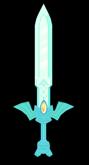 give_biscuit's tweet photo. I'm not dead yet and apologies for the not so great colours. This is indeed an attempt at making the Master Sword. Made in Blender #Blender #lowpoly #Zelda https://t.co/0RnxaBEzZb