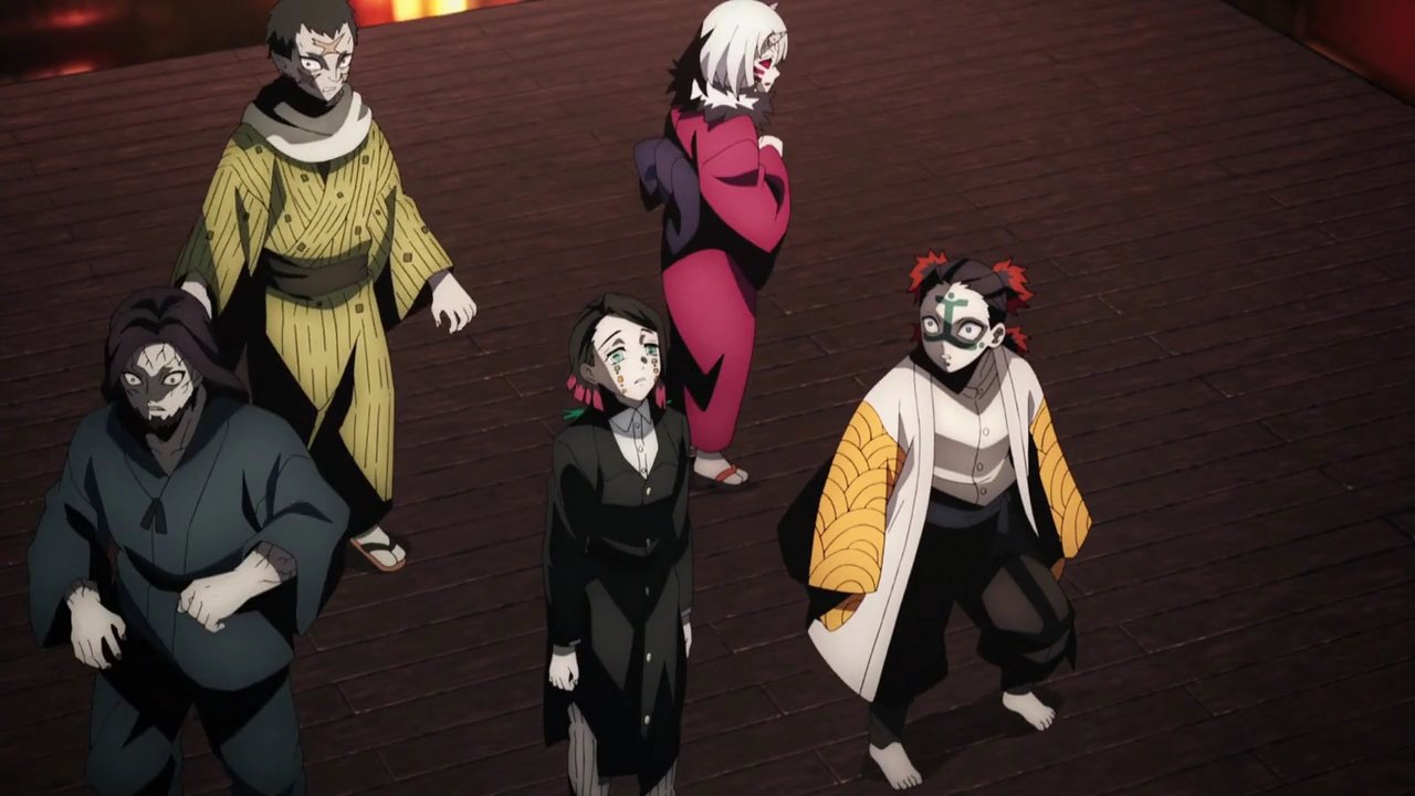 三天の大破壊神 鬼滅の刃 アニメ26話 最終話 感想5 まーしかし下弦のキャストの豪華さったら 次編でメインの敵になる壱はともかく残りが豪華過ぎるｗ 壱 魘夢 平川大輔 弐 楠大輔 参 保志総一朗 肆 植田佳奈 陸 Kenn 楠大輔なんて出るなら悲鳴嶼