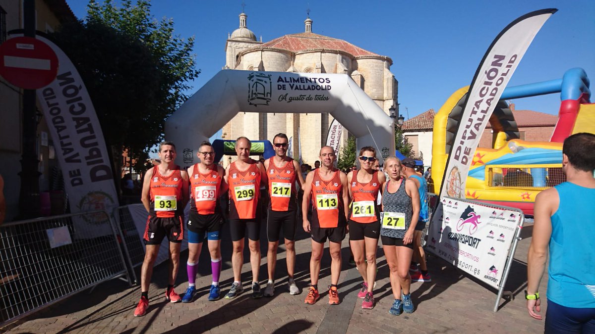 catparquesol's tweet photo. 👟 CAT Parquesol en la carrera de Cigales "Corriendo entre viñas" 🏃‍♀🏃🌱🍇 https://t.co/7Y9w2zIRbE