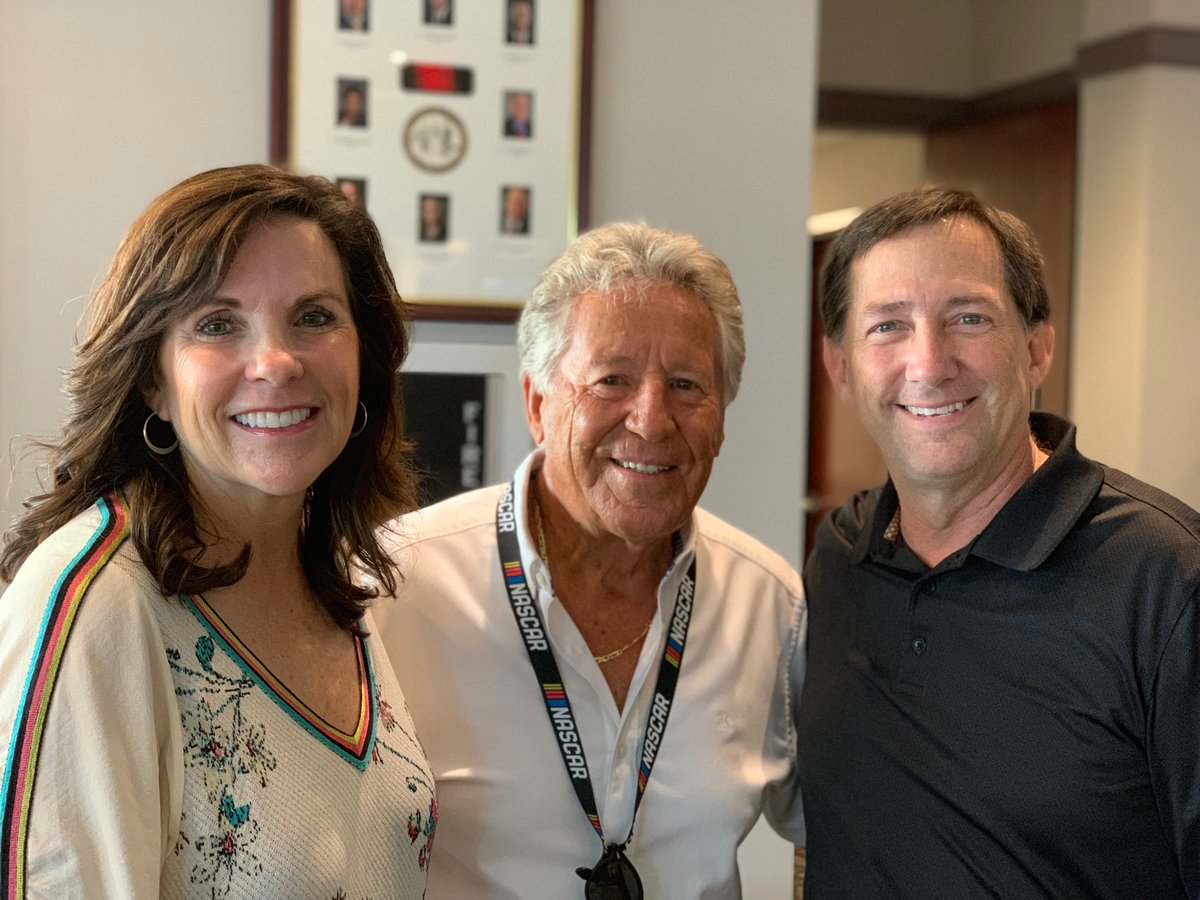 Nancy, Mario and John Andretti