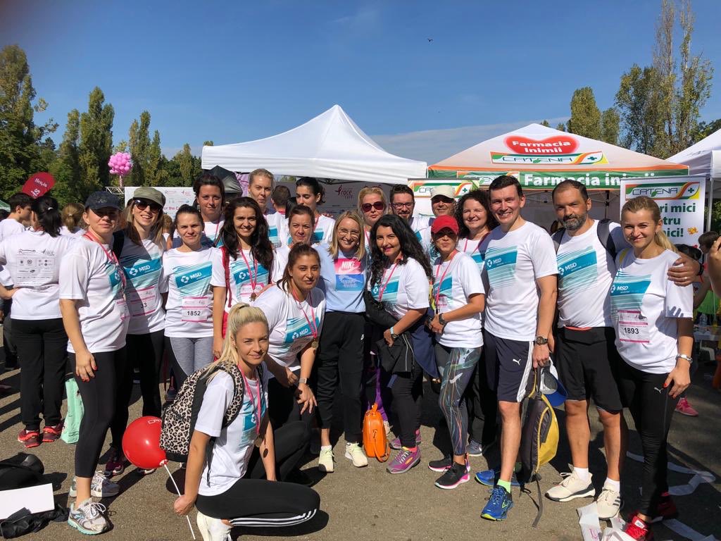 Proud of #TeamForHope &amp; <a href="/MSD_Romania/">MSD Romania</a> supporting women impacted by #breastcancer and giving back to the community!One of a kind experience to be encouraged by #GabrielaSzabo, three-times world champion athlete to continue to #RaceForTheCure!Thank you all for the amazing strength!