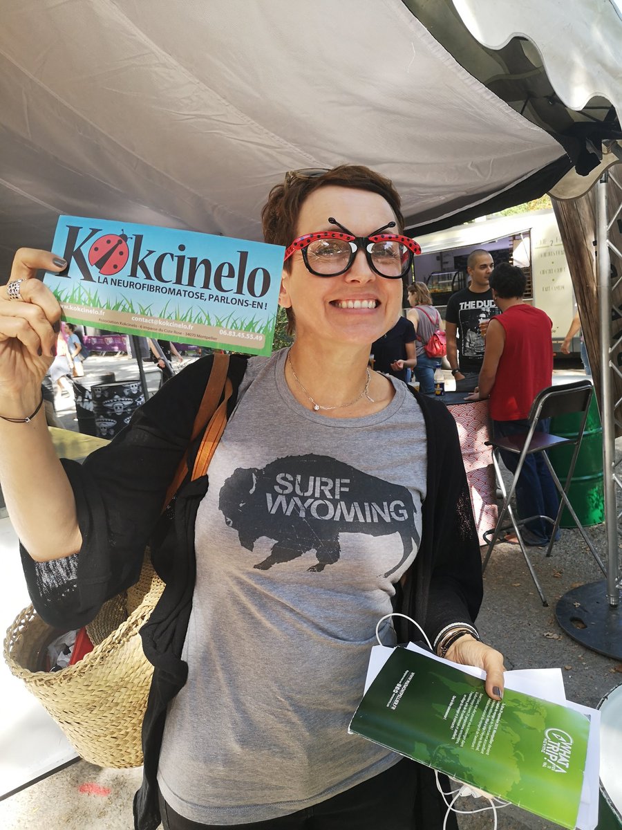 Kokcinelo's tweet image. #SophieJovillard  la #neurofibromatose elle en parle ! 
#watmontpellier
#Montpellier 
#nf1
#endnf
#solidarité 
#maladierare