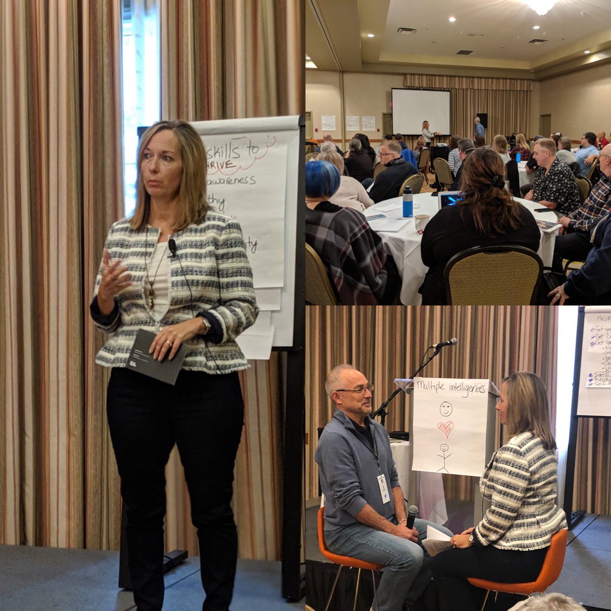 SwimAlberta's tweet photo. “Complexity is our new reality...we need to develop our capacity to learn and change our mindset.”
- Dina Bell-Laroche, Leading with Values
#whywedowhatwedo #buildingchampions #tools4success #conference #swimming #swimAB https://t.co/FD7i4GyvLz