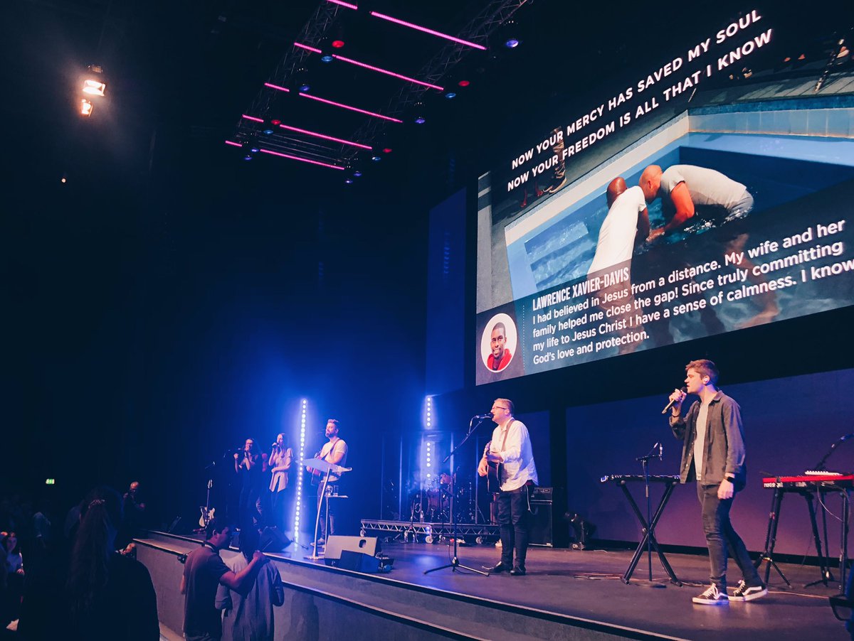 Great start to new Wellbeing series <a href="/KingsGatePBO/">KingsGate Peterborough</a> baptisms, lots of guests, 1st time and recommitments to Christ.