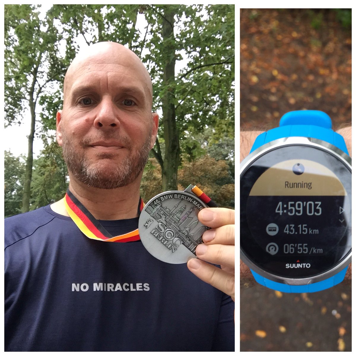 sfsurvivors's tweet photo. After 6 #cancer ‘s, losing my spleen, testicle, kidney, after 24 weeks of #chemotherapy 15 years of shit. Why run the #berlinmarathon2019 ? Because I fucking can. #lifecoach #runner #marathon https://t.co/3QWziqXAcb
