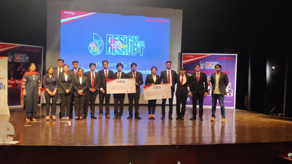 SIBMPune's tweet photo. After a tough battle, the campus winners for @MahindraWarRoom have been announced. Congratulations to the winning teams!
#DesignToDisrupt
#MahindraWarRoomSeason12
#SIBMPune https://t.co/SpPoc3d0j9
