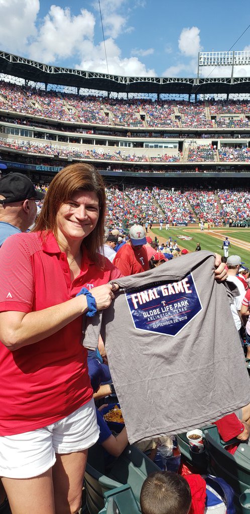 jetwife101's tweet image. Played hookie from work at American Airlines! To watch #myrangers today!!! ✈✈ 
#BaseballMattersMore!