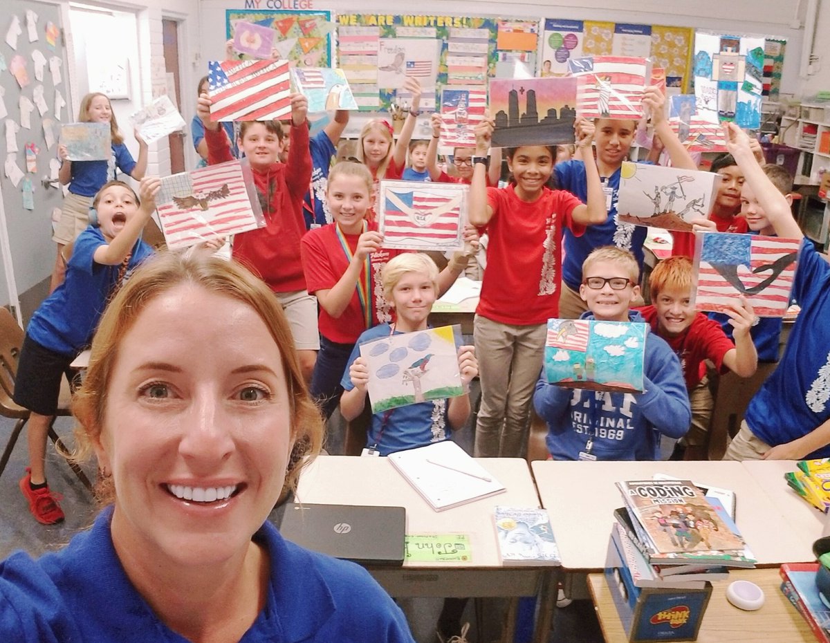 _Jules808's tweet photo. Can you say Patriotic!?
.
#originalartwork @hickam_falcons #militaryfamilies #teacherlife https://t.co/wQKs2gkRQn
