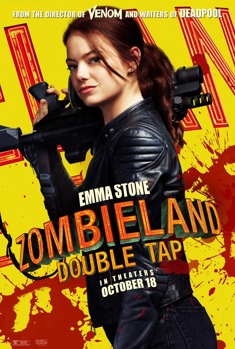 EmmaStoneFanFr's tweet photo. 📸 Nouveau poster d'#EmmaStone dans #Zombieland : https://t.co/TmPu9KcYy3 https://t.co/cLFHtiAb04