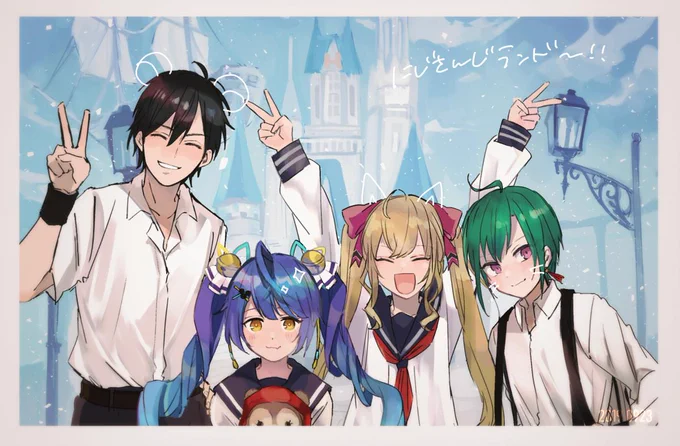 1班! #絵かける #絵こころ #リオンあーと #緑仙はやく見ろ 