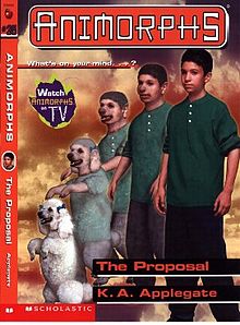  #TheProposalBoy fighting guerrilla alien war is stressed which affects his morphing powers.When trying 2 ruin reputation of alien infested tv presenter, he keeps unwittingly turning into animal hybrids. Makes man attack him as poodle live on tv & his dad marries his math teacher