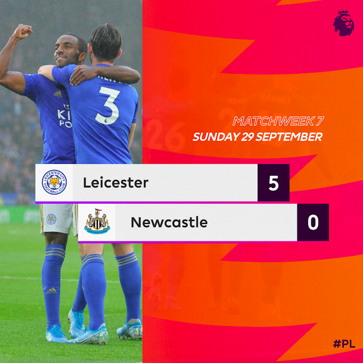premierleague's tweet photo. Leicester move back in to third after a dominant display

#LEINEW https://t.co/fbxzvpFvks
