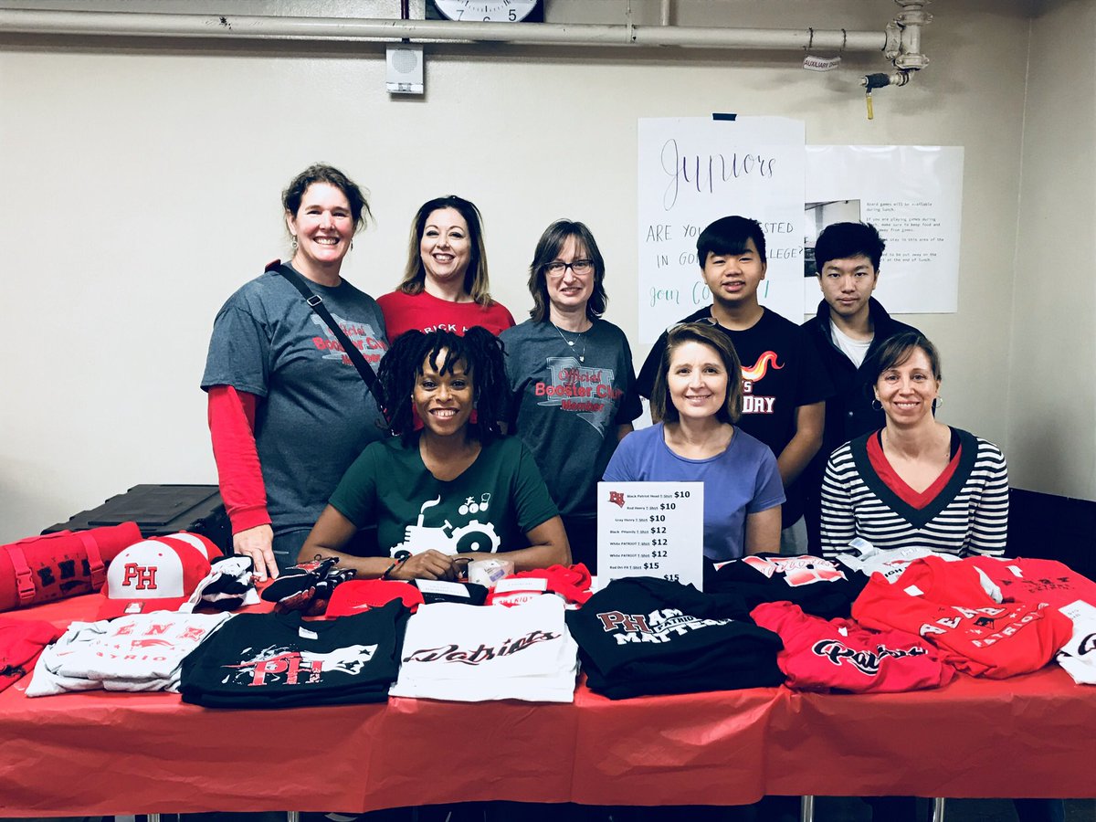 We have an amazing group of parents leading our Booster Club at PHHS and yesterday’s Pancake Breakfast was a great start to Homecoming Week 2019! Thank you Boosters and Happy Homecoming Week! Tomorrow is PAJAMA DAY!!!!! #PHamilyPHocus #PHantasticPHamily #patriotnation