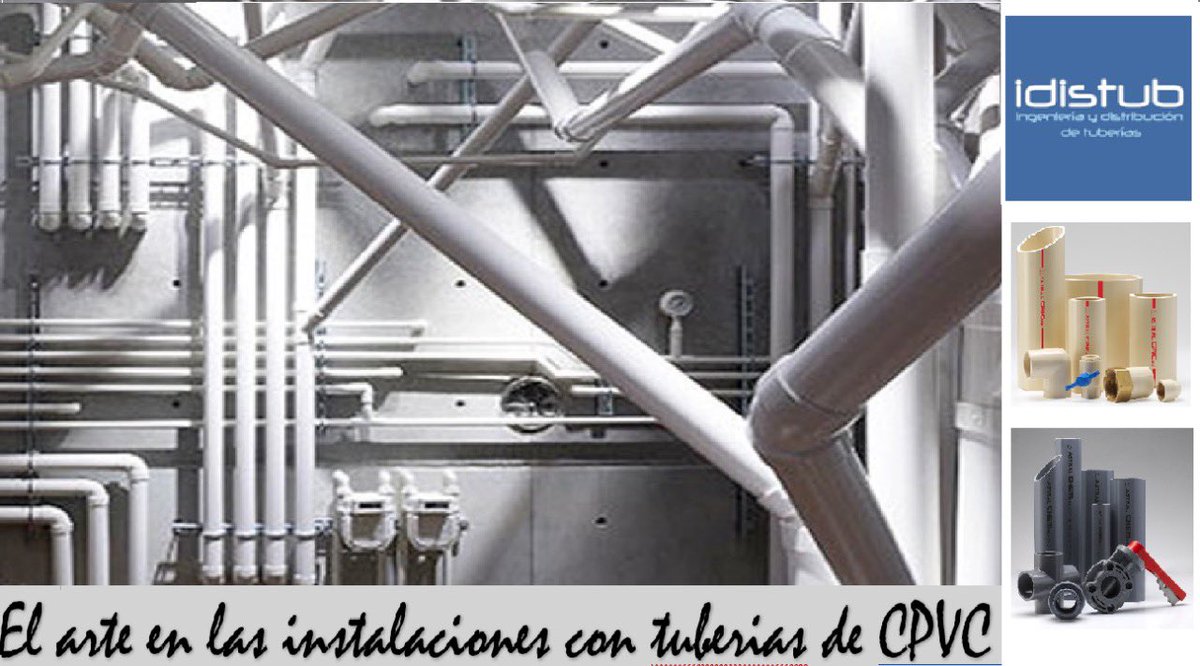 IDISTUBCpvc's tweet photo. " EL ARTE EN LAS INSTALACIONES CON TUBERIAS DE CPVC” @IDISTUBCpvc  cuidamos  las instalaciones. Nuestro  SISTEMA  de tuberías y accesorios de SOLDADURA QUÍMICA  , ofrecen  soluciones integrales y optimizan los costes de sus  proyectos e https://t.co/7eEK2MbWh4 https://t.co/lGvcz0iiyU