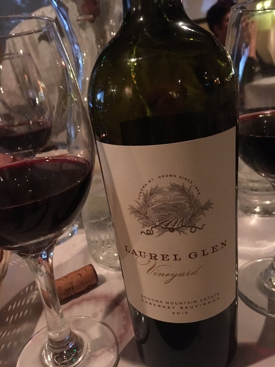 The highlight of my recent dinner with respected travel journalist <a href="/dannymangin/">Daniel Mangin</a> was this 2012 <a href="/LaurelGlenWine/">Laurel Glen Vineyard | Sonoma🍷</a> #Sonoma Mountain Cabernet! Lovely!