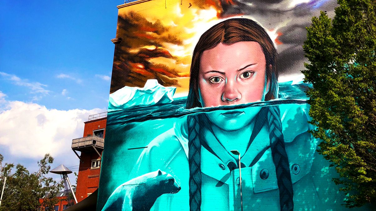 Wanted to share this again. 💚💙 #GretaThunberg #Fridays4Future