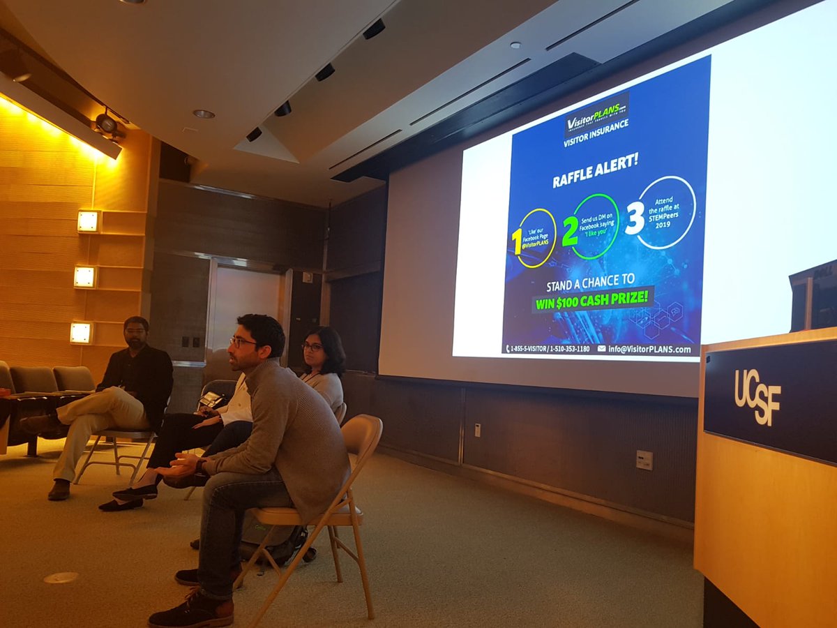 Madhuja15's tweet photo. There's a first for everything! This was my my first experience as a panelist yesterday, talking about postdocs in industry settings. Thanks @Stempeer15 @PhDCSG for the opportunity! #STEMPeers2019 https://t.co/IIVWTKQlls