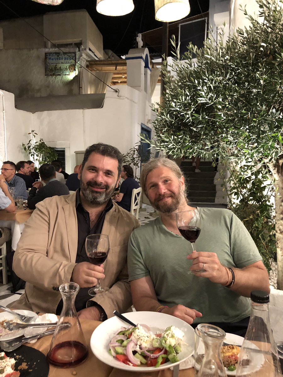 MeteAtature's tweet image. #HPM2019 kicks off! A great dinner with good wine and good friends! @dgangelakis 🍷
#academicnomad
