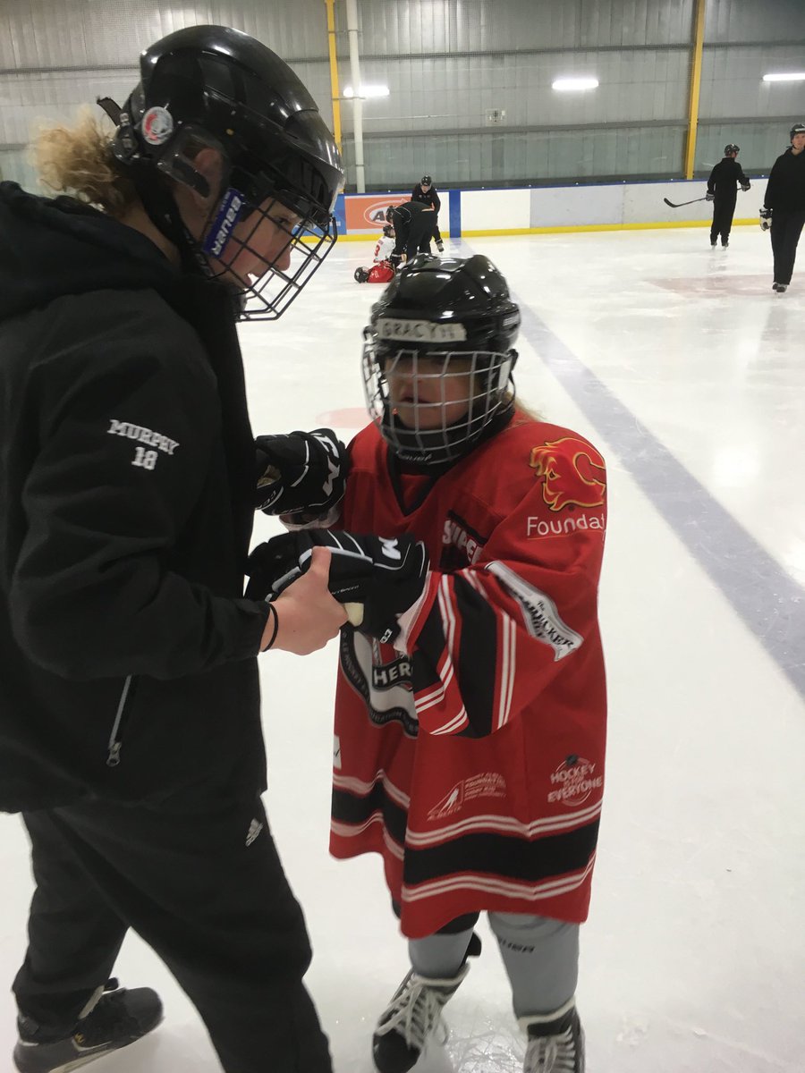 First day of Superhero’s Hockey! So exciting!