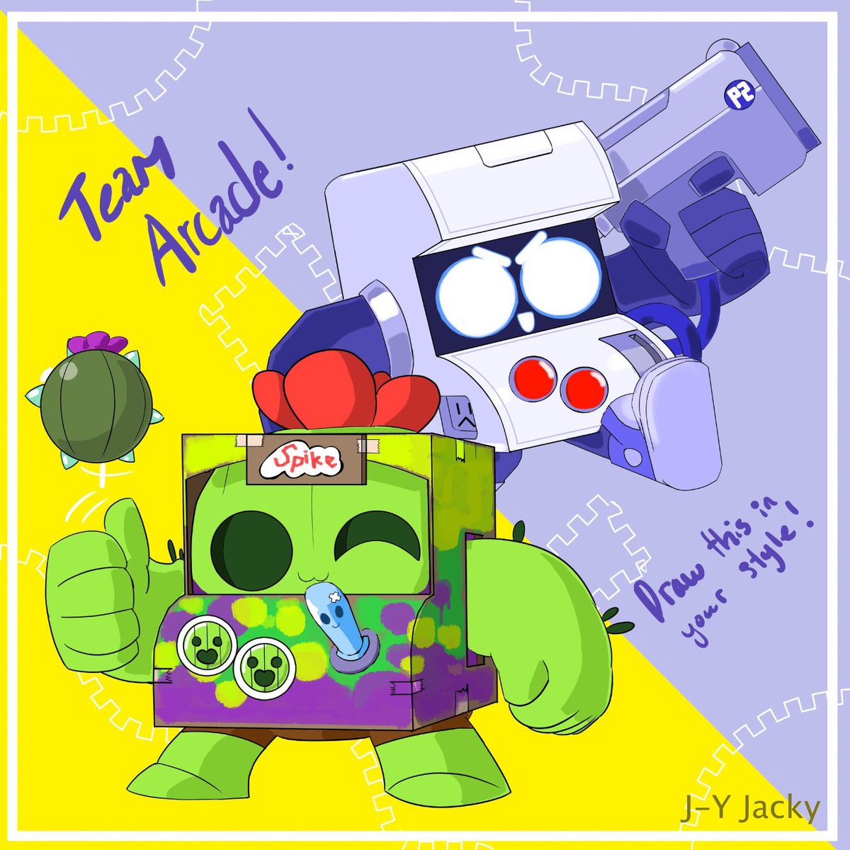 RinconBrawl's tweet photo. Increíble FanArt, #TeamArcade 😍🎮

👥Vía Reddit: u/J-y-GK https://t.co/lfPOTwSRGv