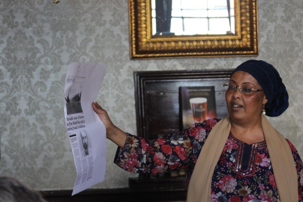 EdnaAdanFdn's tweet photo. What an honour to be part of this special reunion to see the officers who lead the Somaliland scouts during the Second World War and their families. @EdnaAdan @OrgSaafi
#ww2 #ww1 #rcel #britain #royalcommonwealth #veterans
#somaliland #britishprotectorate @StarTavern #london https://t.co/GFv4EScHCq