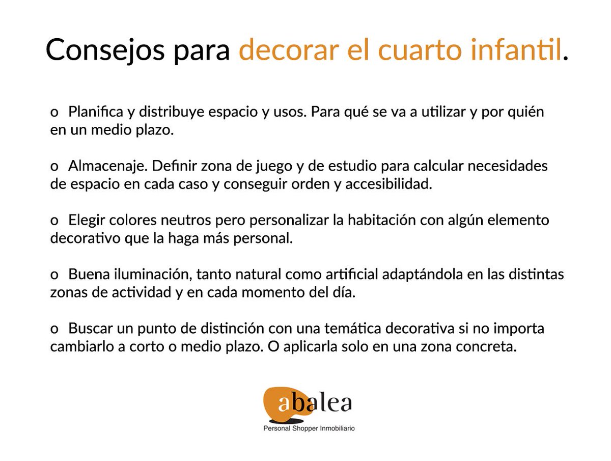 A la hora de decorar un dormitorio infantil, es importante tener en consideración varios aspectos que te contamos en nuestros consejos PSI. 👇🛌🧸🖼

#abaleapsi #personalshopperinmobiliario #Madrid Fuente: Houzz