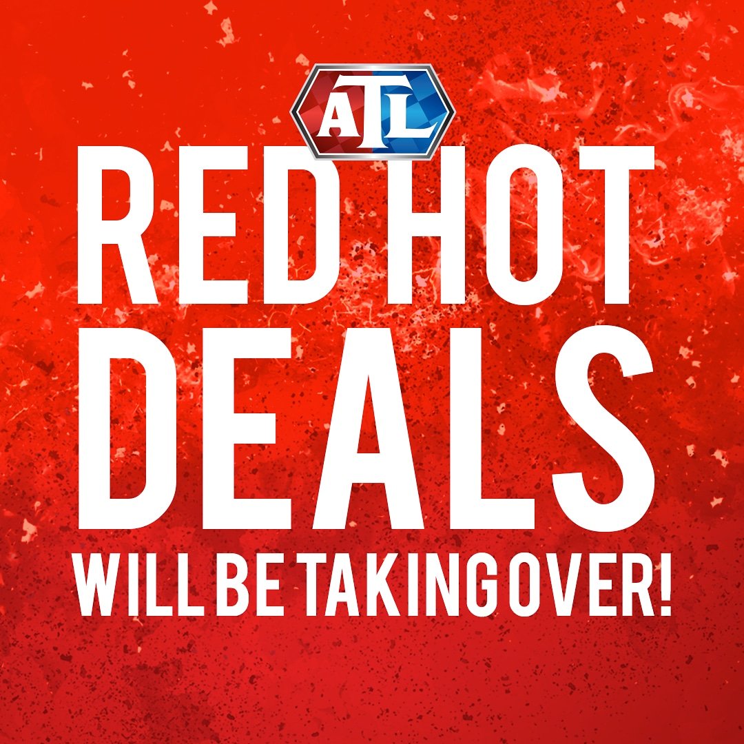 ATLunbeatable's tweet photo. Haven't you heard?? Our Red Hot Deals will be taking over TSO this October 3 -5 with BIG savings and #Unbeatable prices! ๐ฅ๐ฅ
Kingston | Ocho Rios | Montego Bay
#ATLRedHotDeals
#ATLUnbeatable
#Sale
#Appliances
#AC
#WashingMachine
#QuickPot
#TV
#Refrigerators
#Stove https://t.co/BZWakYDidM