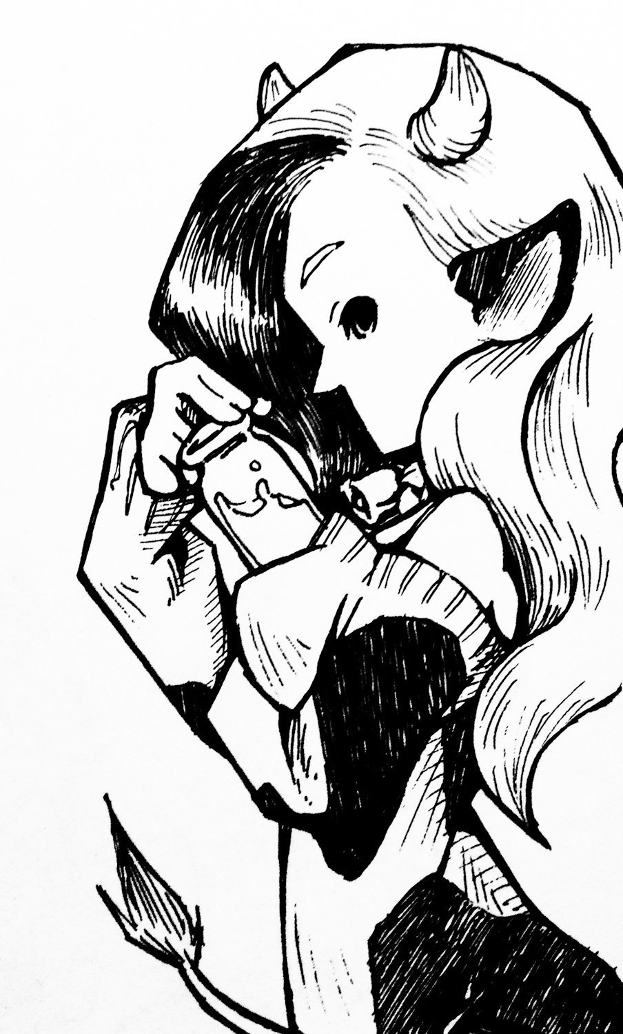 115alva らくがき イラスト ペン画 ペン画民 牛 擬人化 Illustration Pen Drawing Cow 115alva らくがき イラスト ペン画 ペン画民 牛 擬人化 Illustration Pen Drawing Cow