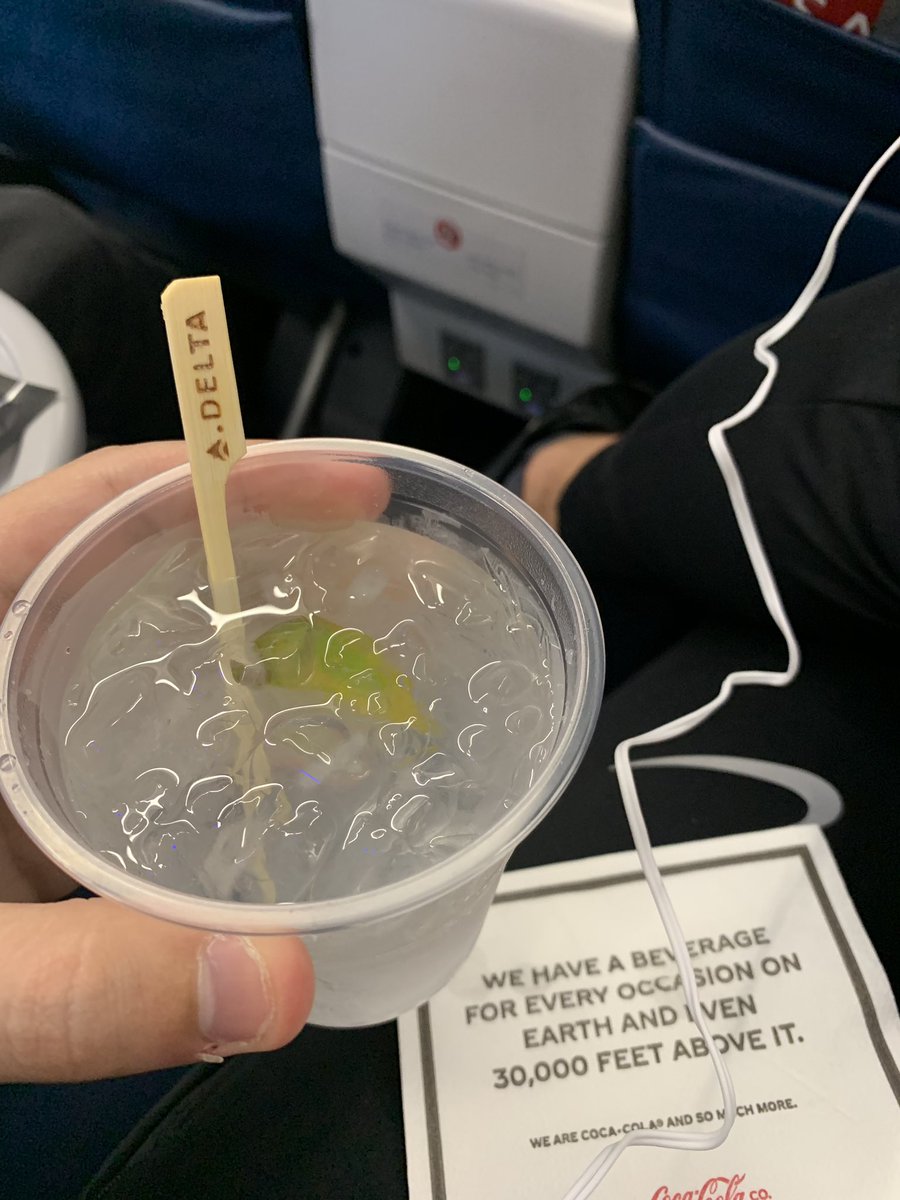 domquagliajr's tweet image. Hey @delta - you’ve been improving lately. Seeing it all today. New terminals in ATL look great. I had an excellent meal (all new items) in the sky club. Even new drink stirrers in first class. Just so you know I see you, I appreciate you, and ... I love you. #deltadifference