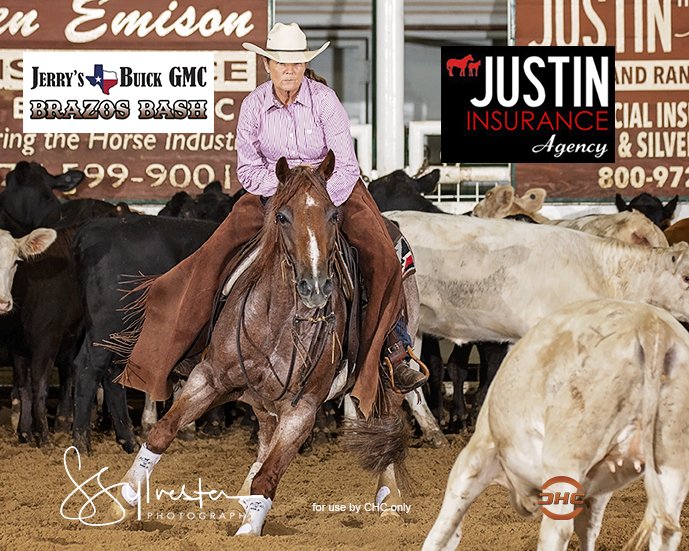 PHorseCentral's tweet photo. Here is your 2019 #BrazosBash 5/6YO Unlimited Amateur Champion Stephanie Sheen who scored an impressive 220 aboard Metallic Alex to claim the $3,100 champions check! Photo by S. Sylvester Photography thanks again to Justin Insurance for this update from Silverado Arena. https://t.co/qT6Y0bMMtd
