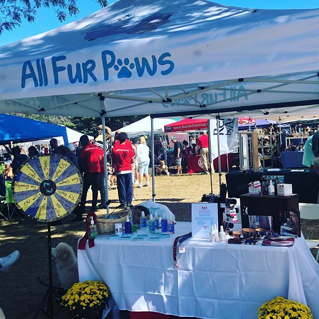 If you’re in Greenwich stop by @allfurpawsgreenwich booth a Puttin on the Dog! Our all natural tick spray is here and ticks are out! #protectyourpup #lymedisease #peht #purchasewithpurpose #lovechangeseverything ift.tt/2ogWI15